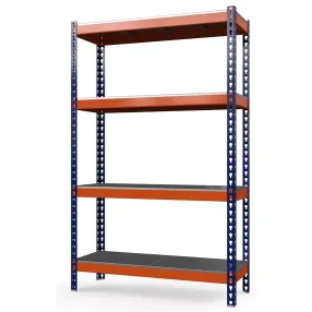 стеллаж металлический профи-т 2000х1240х455 (4 сплошные оцинкованные мет. усиленные полки)