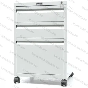 тумба мобильная практик bfc-70/3 (ap-1)