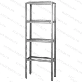 стеллаж для сушки посуды сспб - 1600х600х300 «base» («стаканы» - 2 шт.; «тарелки» - 2 шт)