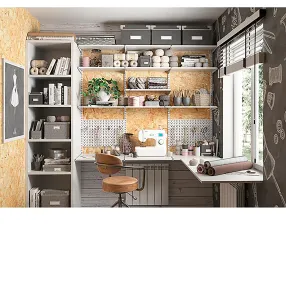 гардеробная система практик home мастерская 1 белая