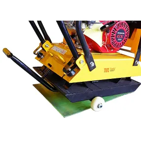 виброплита бензиновая с-90 с двигателем honda и баком для воды, ковриком и колесами