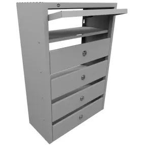 почтовый ящик «оптима компакт» 5 секций