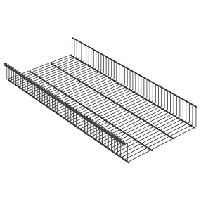 полка-корзина практик home gsb 90х40 графит