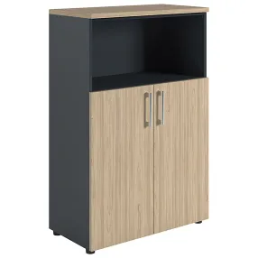 шкаф nw 1280/2 полузакрытый вяз натуральный/антрацит