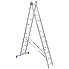 лестница двухсекционная алюминиевая 2х12 арт. 5212