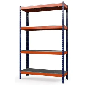 стеллаж металлический профи-т 2500х1540х770 (4 перфорированные оцинкованные мет. усиленные полки)