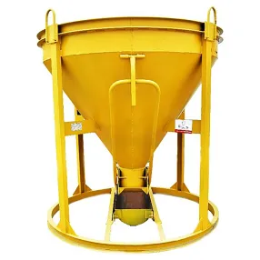 бадья для бетона бн 1,5 м3 низкая с лотком