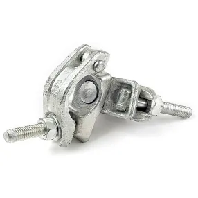 хомут поворотный лспх-п 60х60 мм, оцинкованный, кованный