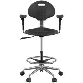 кресло промышленное icс-2rа (с подлокотниками)