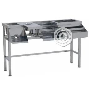 ванна моечная кухонная 1 секц. сварн.нерж. (барная станция), 1500х650х860