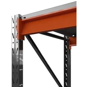 стеллаж оптима 2500х2500х785 (5 ярусов, настил металл)