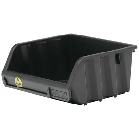 ящик пластиковый практик esd 200x157x90 антистатический