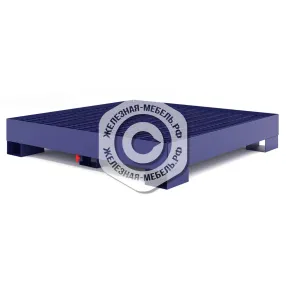 поддон металлический для бочек пдб 4 (без колёс)